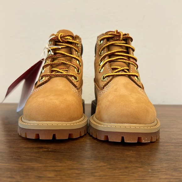 Toddler Timberland® Premium 6-Inch Waterproof Boot - Wheat Nubuck - Picture 8 of 13